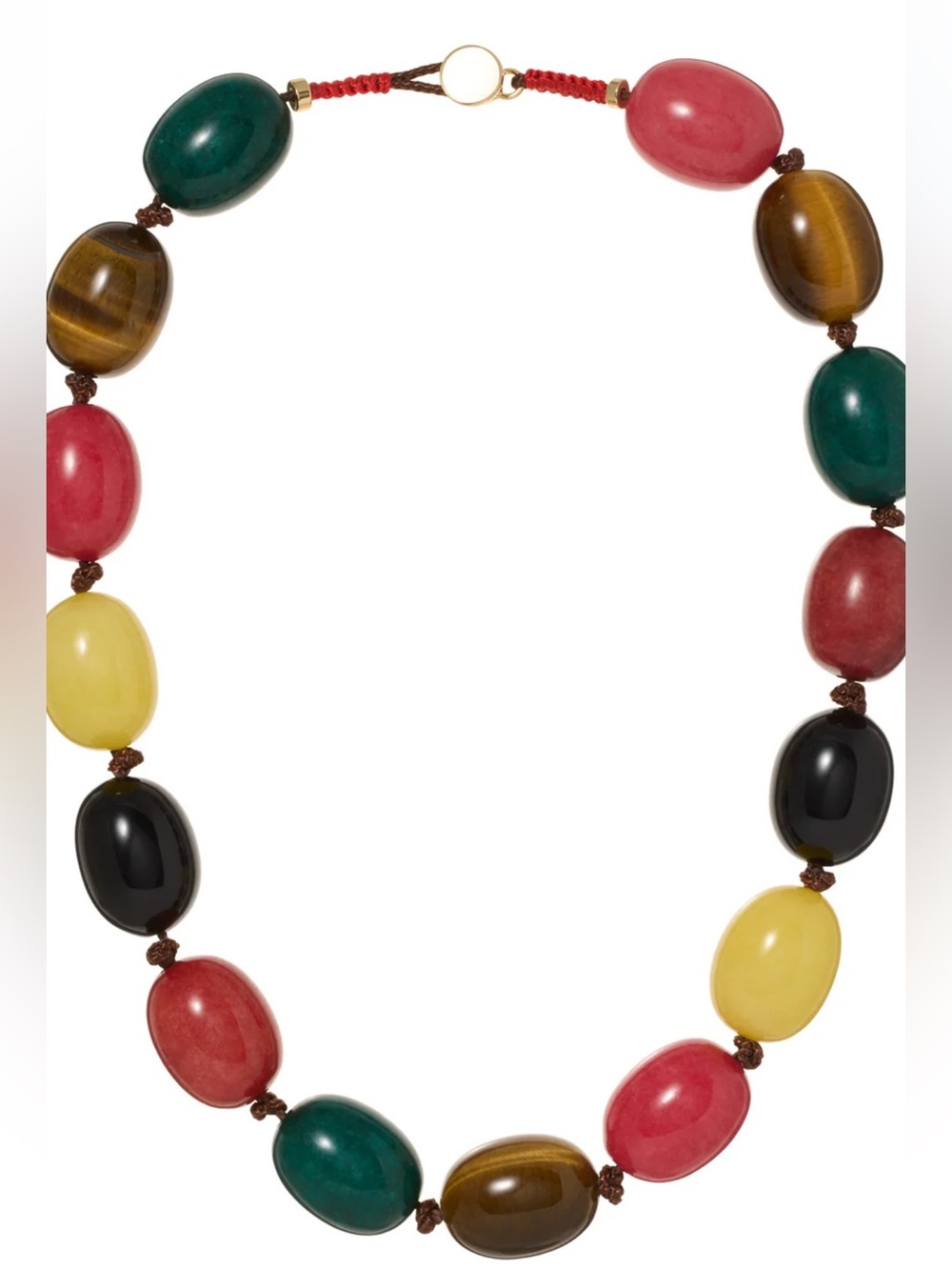 New Roxanne Assoulin The Multi Pebble Stone Necklace